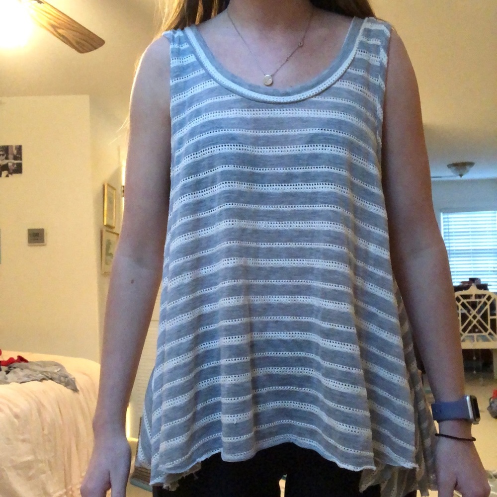 Shear boutique tank